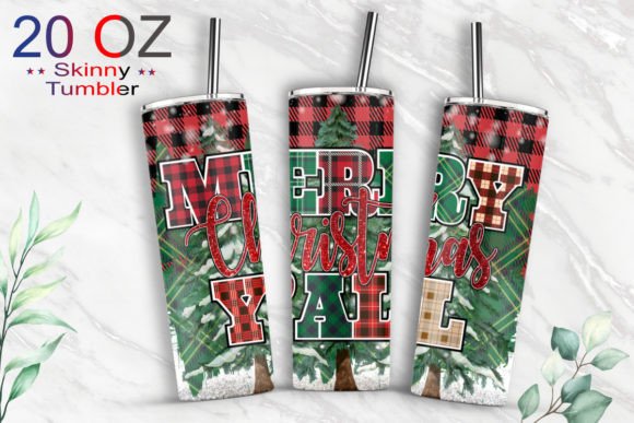 20oz Skinny MerryChristmas Tumbler Wrap Review