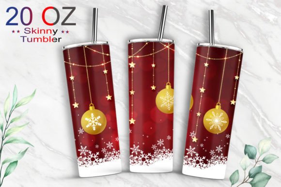 20oz Tumbler Christmas Sublimation Wrap: Graphics & Print