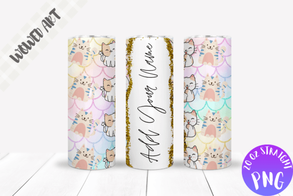Add Your Own Name Skinny Tumbler Wrap: Graphics & Crafts
