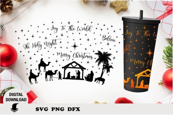 Christmas Full Wrap Nativity Tumbler: Graphics & Print Review