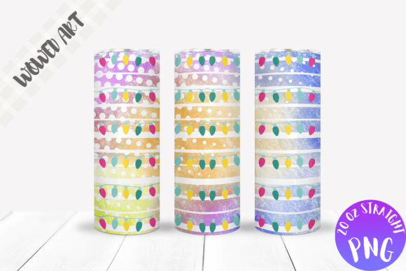 Christmas Lights Skinny Tumbler: Graphics & Crafts