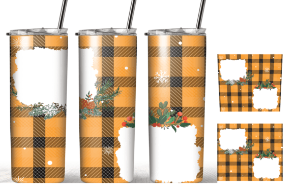 Christmas Tumbler Sublimation Wrap Graphics for Crafts