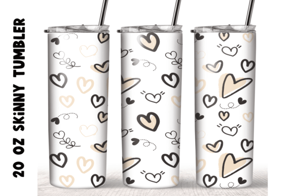 Cute Valentine Heart 20oz Tumbler Wrap: Graphics & Crafts Review