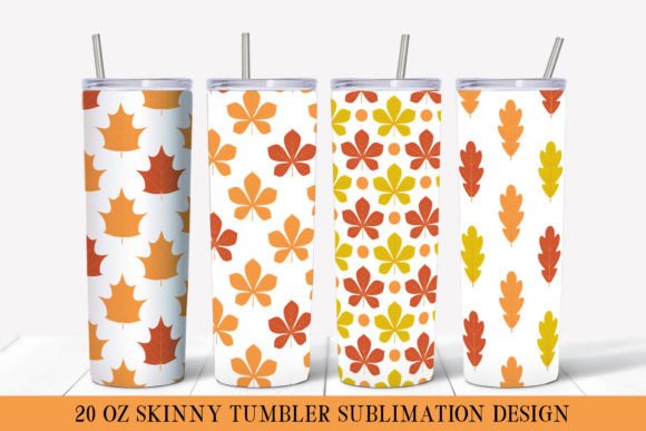 Fall Leaves Tumbler Wrap Graphics & Illustrations Review
