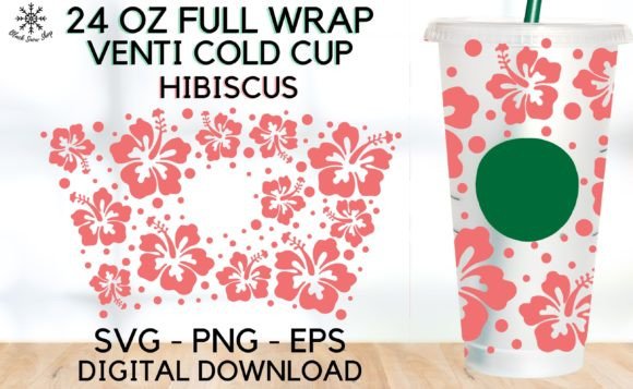 Hibiscus Wrap Venti Cold Cup Design Review