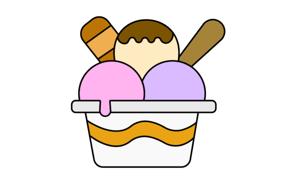 Jumbo Cup Ice Cream Graphics & Icons Review