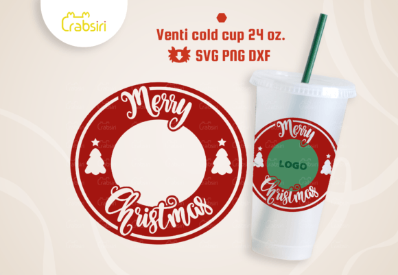 Merry Christmas 24oz Venti Cold Cup Graphics & Crafts Review