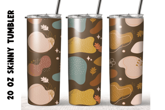 Organic Boho Skinny Tumbler Wrap for Crafts & Graphics