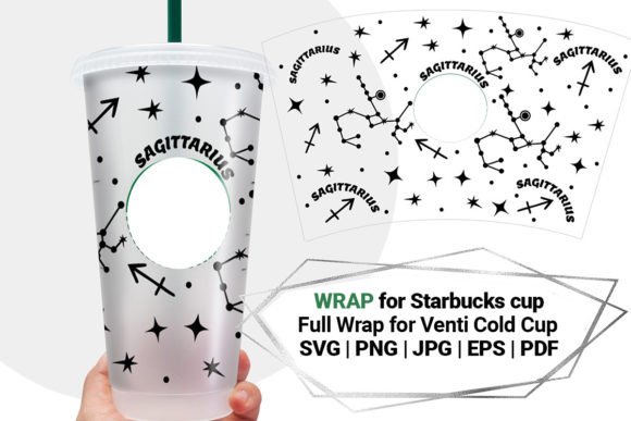 Sagittarius Wrap for 24 Oz Cup: Graphics & Crafts Review