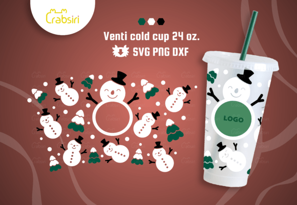 Snowman Funny 24oz Venti Cold Cup: Graphics & Crafts Review