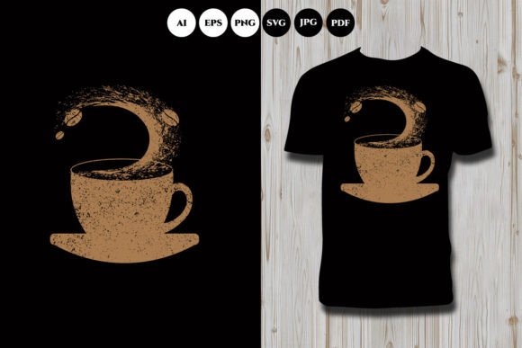 Storm in a Cup of Coffee: Graphics & T-Shirt Designs